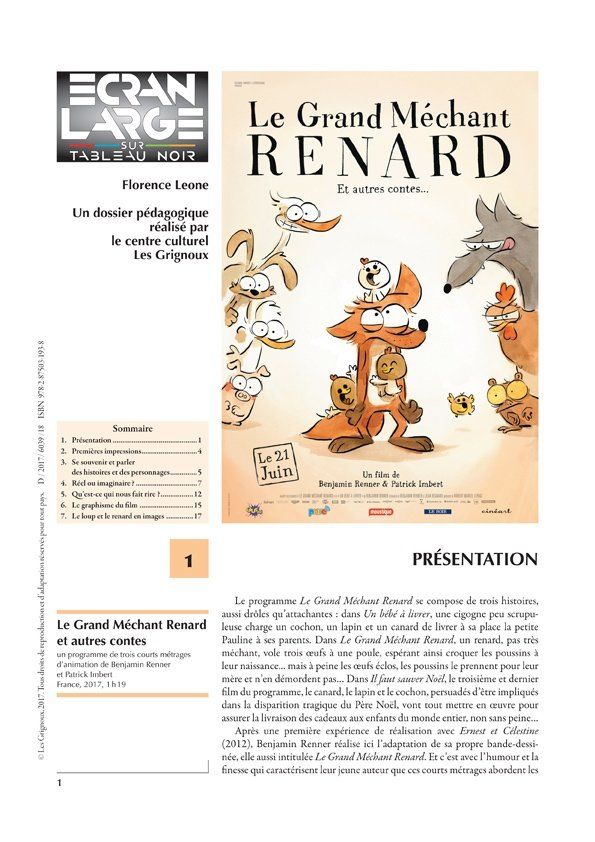 Les Grignoux Dossiers Pedagogiques Le Grand Mechant Renard Et Autres Contes