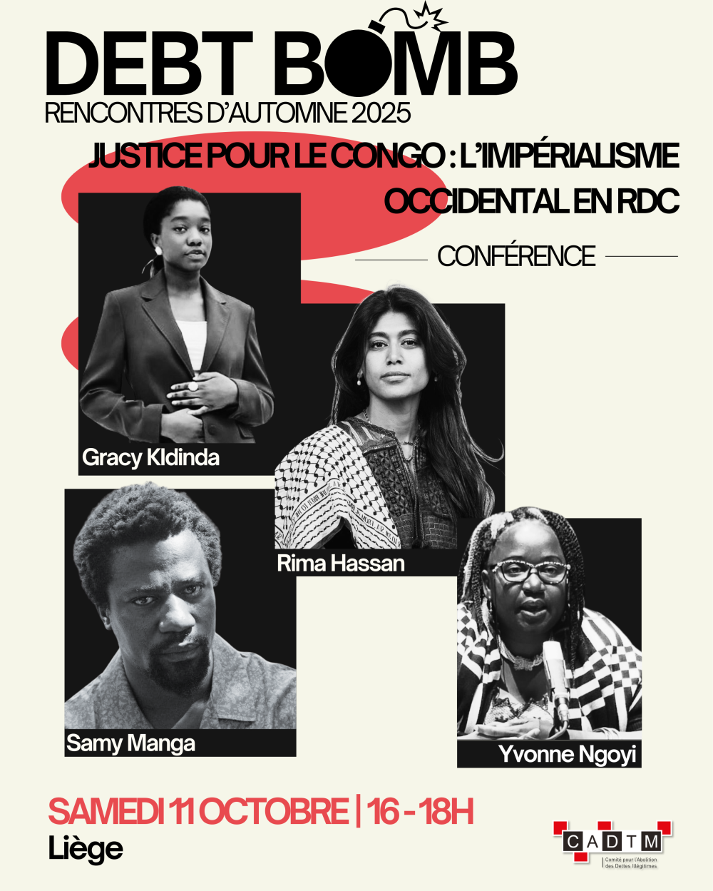 affiche du film Justice pour le Congo : l’impérialisme occidental en RDC