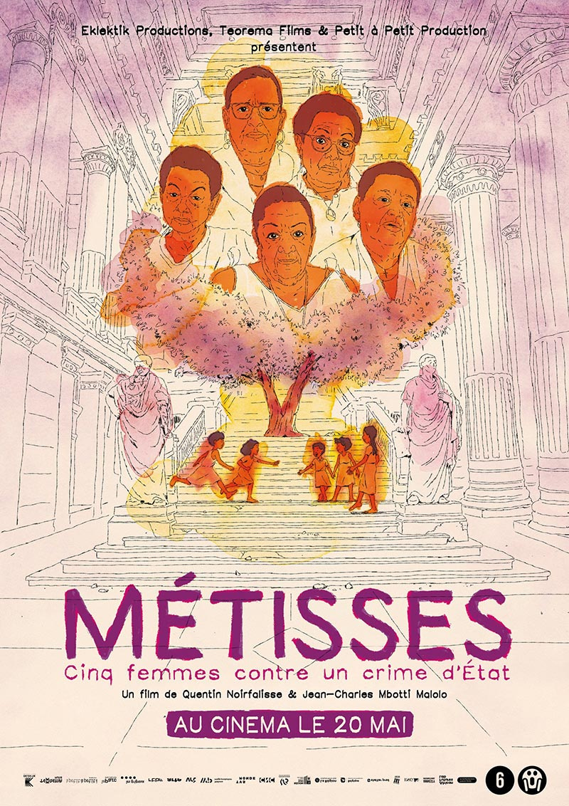 affiche du film Métisses. Cinq femmes contre un crime d’État 