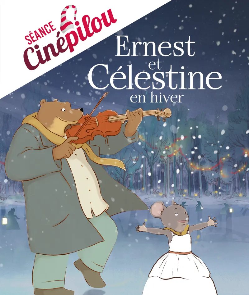 affiche du film Ernest et Célestine en hiver