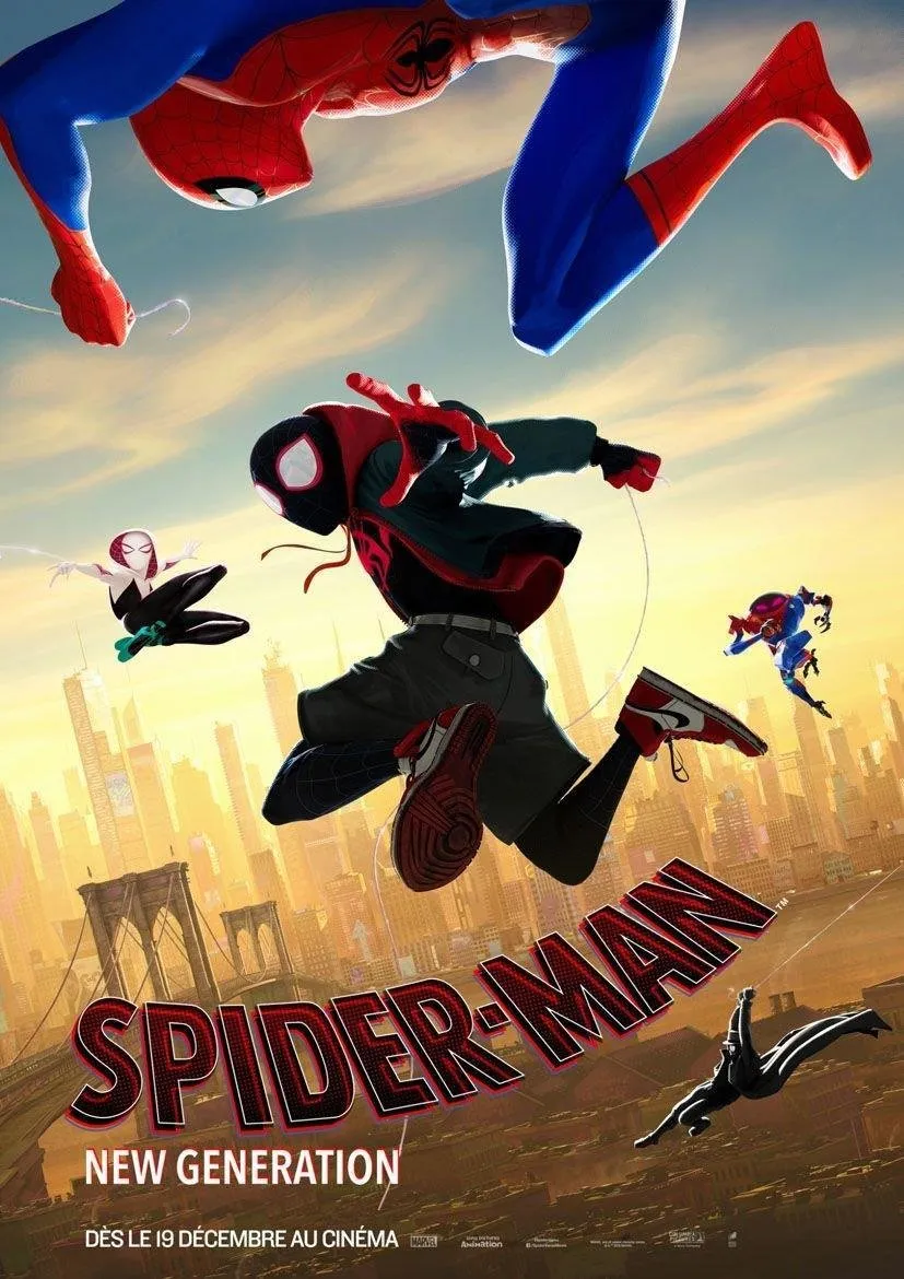 affiche du film Spider-Man : New Generation